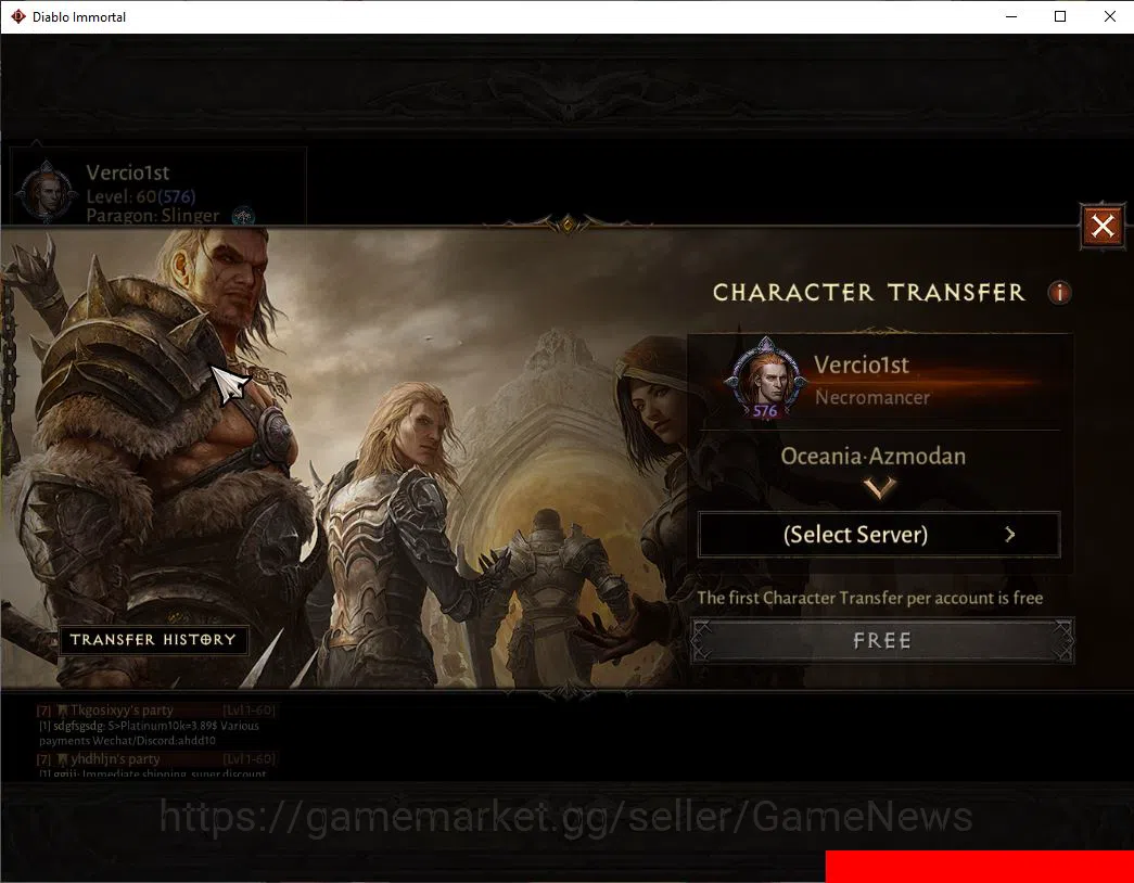 Diablo Immortal Accounts OCE-Azmodan|Lv60(576)|Necromancer|CR 32k|Reso 435| image 12