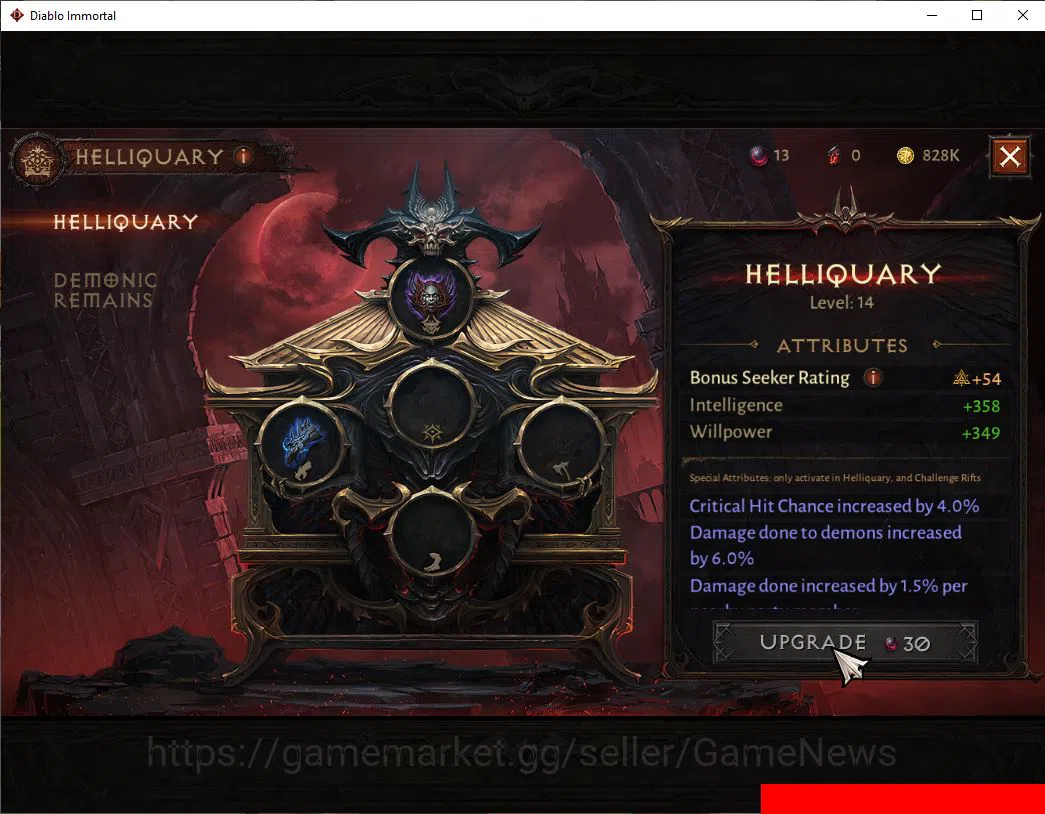 Diablo Immortal Accounts OCE-Azmodan|Lv60(576)|Necromancer|CR 32k|Reso 435| image 3