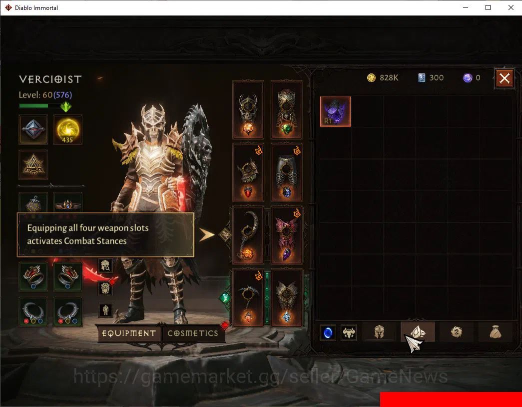 Diablo Immortal Accounts OCE-Azmodan|Lv60(576)|Necromancer|CR 32k|Reso 435| image 8