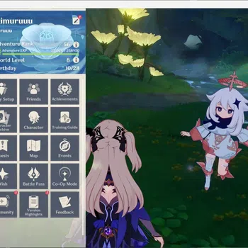 Genshin Impact Accounts Others Asia | AR 56 | 10 Limit+4 Charstd | Kamisato Ayaka,Furina,Nahida,Hu Tao |MC Female| 2 (*5