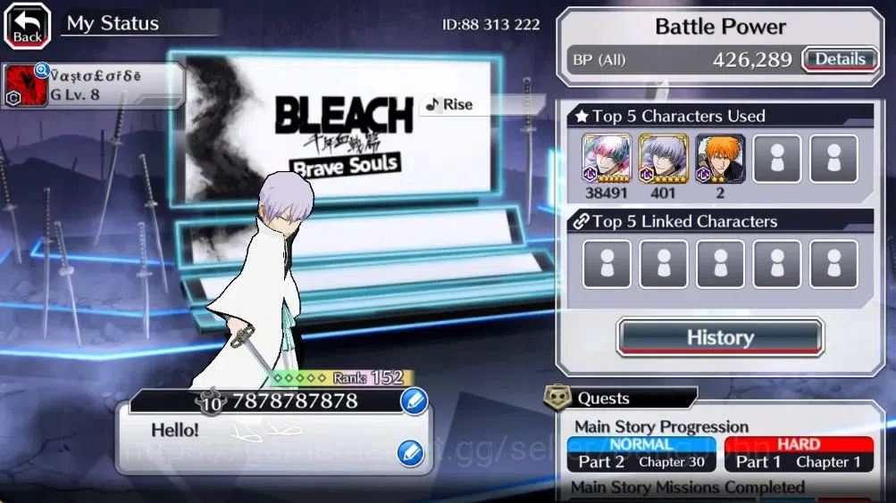 Bleach: Brave Souls Accounts Global | 31k Orb+Fresh All Story |Momo TYBW2026,Sh image 3