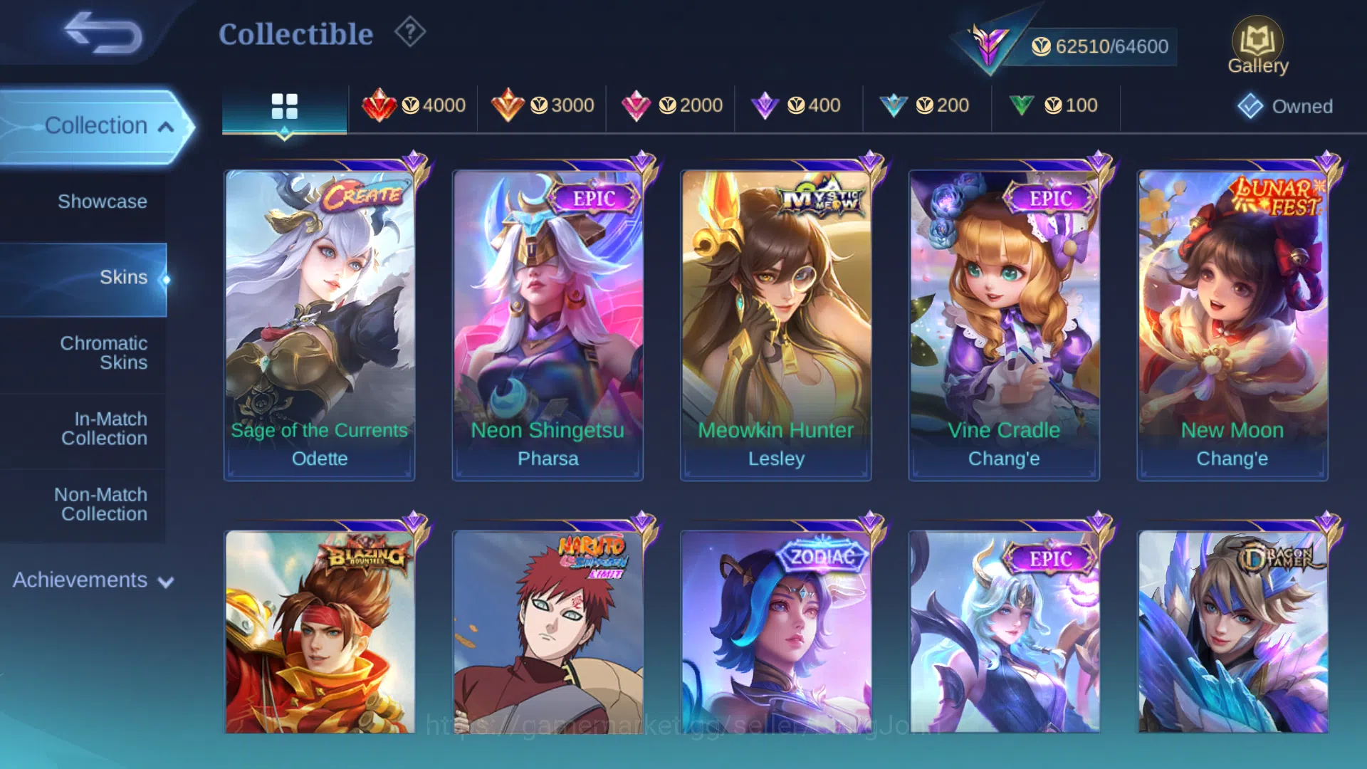 Mobile Legends: Bang Bang Accounts Hero 97 | Skin 234 | Prime Granger | Kof Karina |  image 11
