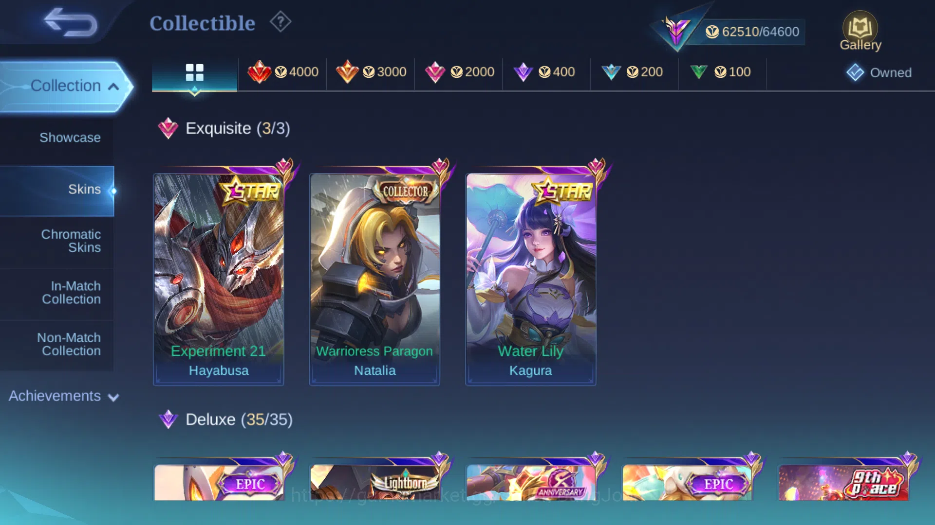 Mobile Legends: Bang Bang Accounts Hero 97 | Skin 234 | Prime Granger | Kof Karina |  image 15