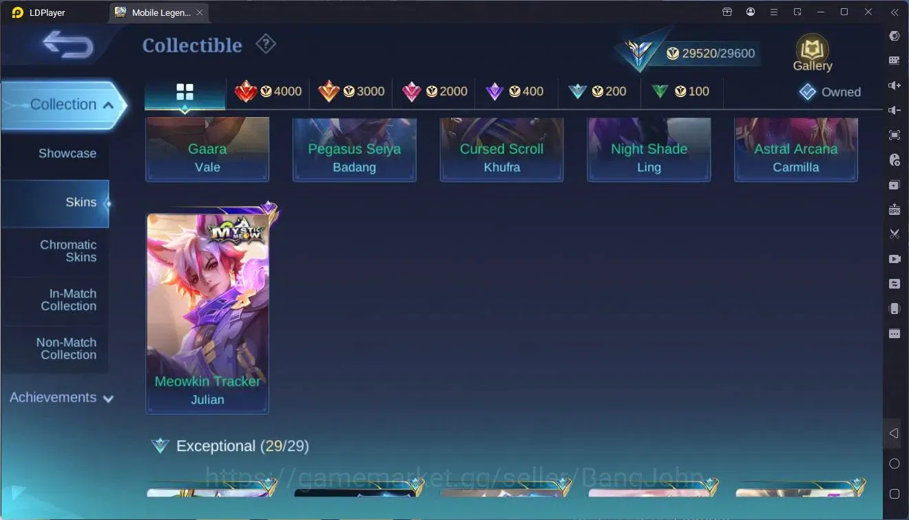 Mobile Legends: Bang Bang Accounts Global|Hero 87 Skin 150|Expert|Naruto Vale|Saint S image 11