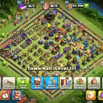 Clash of Clans Accounts High-End LV 141|TH 17|HH 10|Limited Skin|BK 31,AQ 48,GW 24,MP 28,RC 17,DD 11|BM 11, BC 15|937 Gem|CN