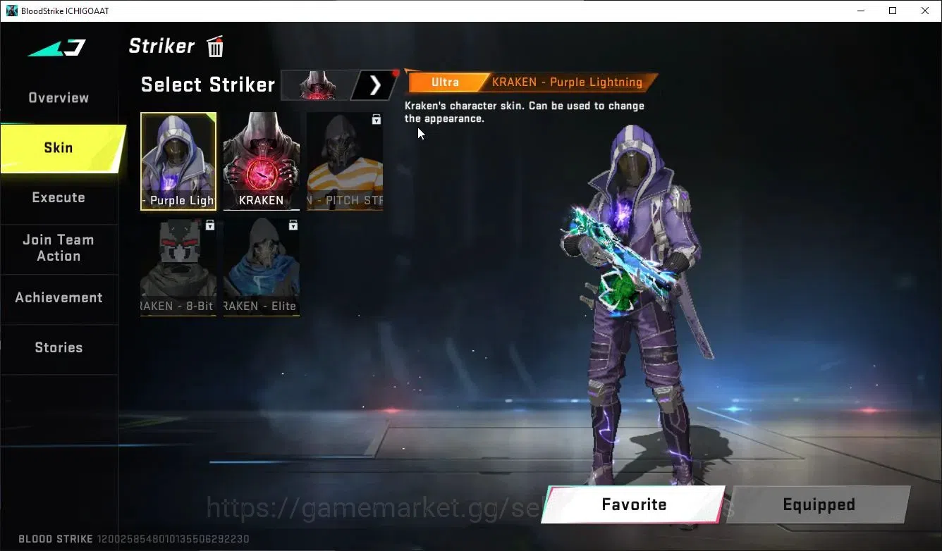 Blood Strike Accounts ASIA|3 ULTRA Zero AgentZ,Kraken-Puplr knight,URB-N image 4