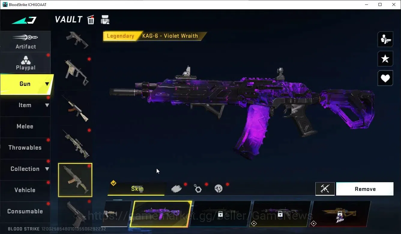 Blood Strike Accounts ASIA|3 ULTRA Zero AgentZ,Kraken-Puplr knight,URB-N image 8