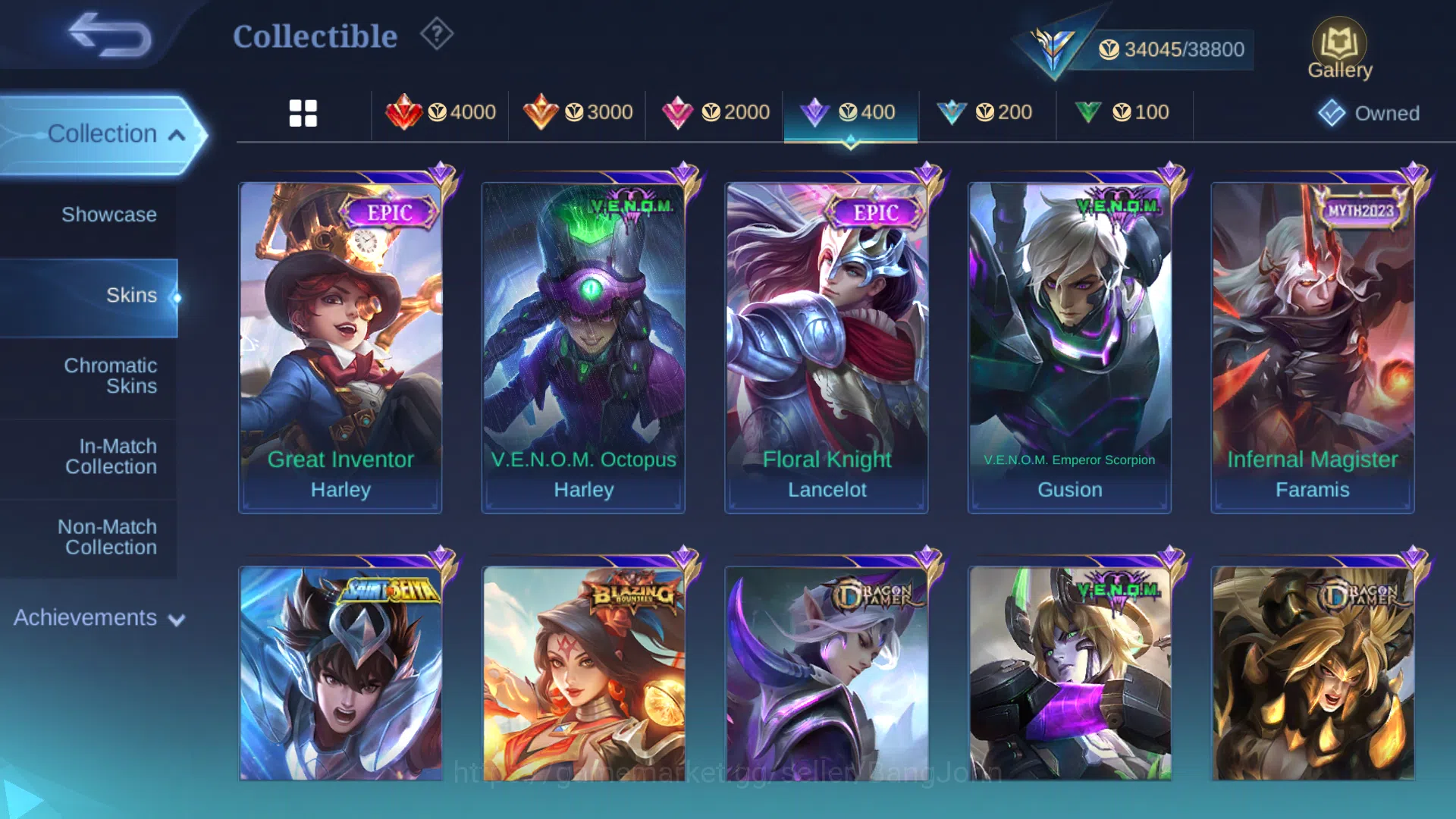 Mobile Legends: Bang Bang Accounts Hero 102 | Skin 169 |LuckyBox Fanny | Valentine Fa image 6