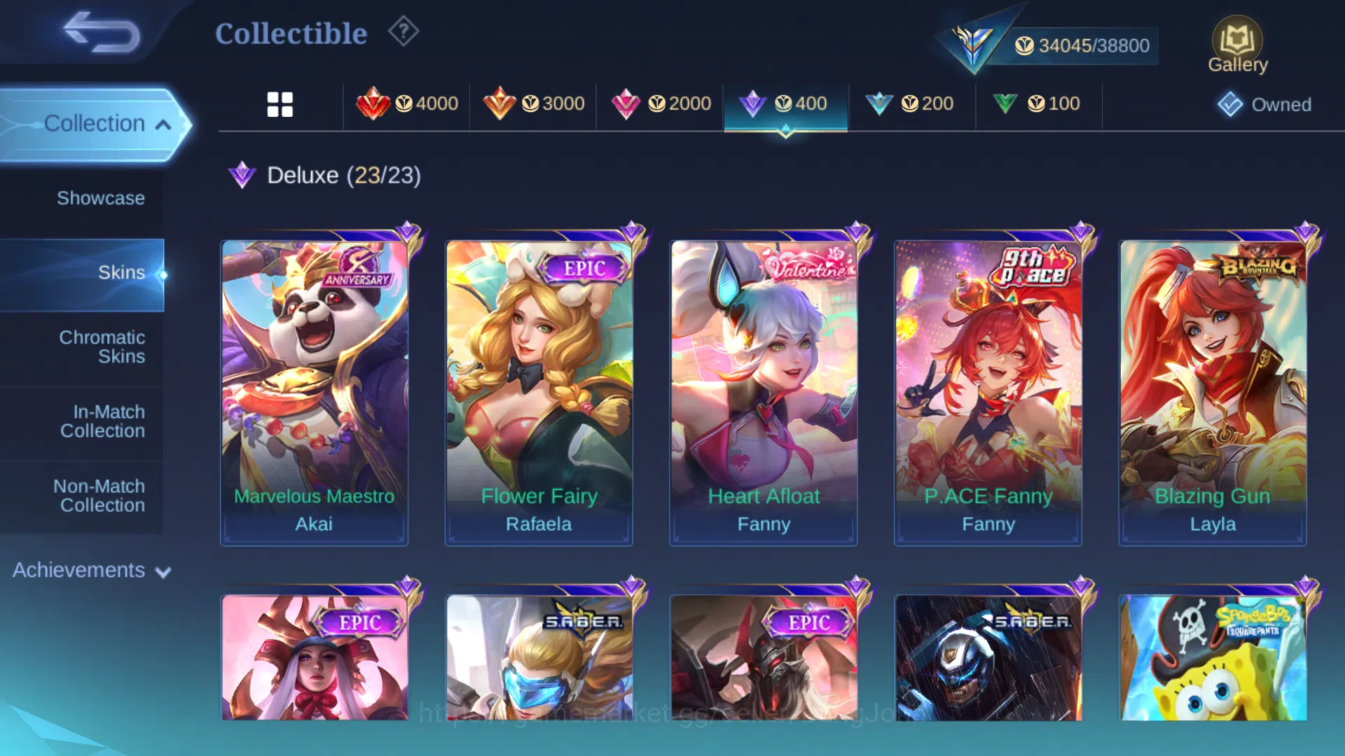 Mobile Legends: Bang Bang Accounts Hero 102 | Skin 169 |LuckyBox Fanny | Valentine Fa image 8