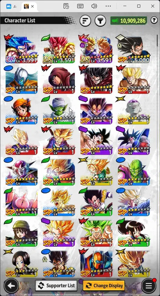 Dragon Ball Legends Accounts Global | Lvl 158|10.9M Total Power|104 CC|1 UL|2 L image 12