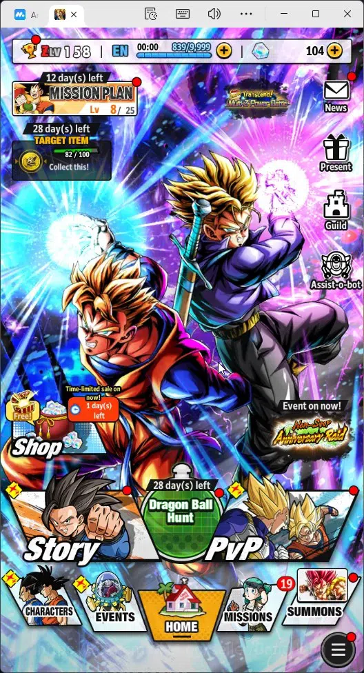 Dragon Ball Legends Accounts Global | Lvl 158|10.9M Total Power|104 CC|1 UL|2 L image 15