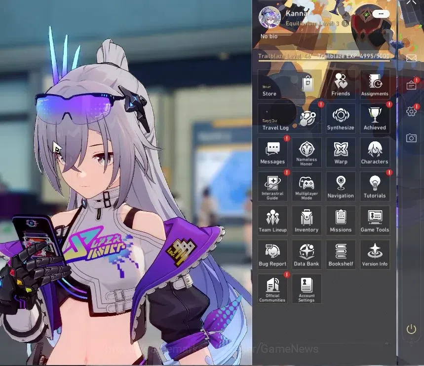 Honkai Star Rail Accounts Asia|TL 46|5 Limited|Silver Wolf 999+Sign,Acheron, image 1