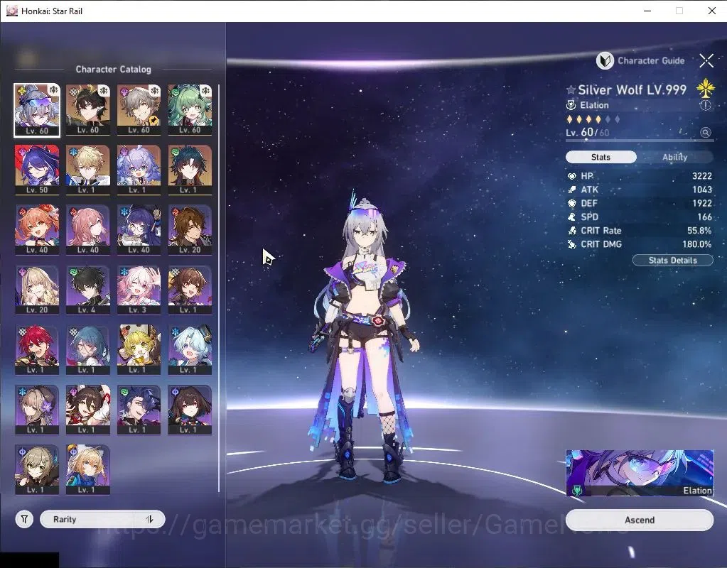Honkai Star Rail Accounts Asia|TL 46|5 Limited|Silver Wolf 999+Sign,Acheron, image 4