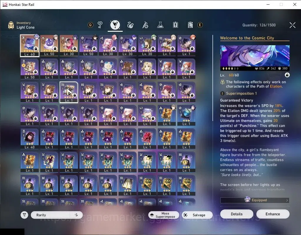 Honkai Star Rail Accounts Asia|TL 46|5 Limited|Silver Wolf 999+Sign,Acheron, image 6
