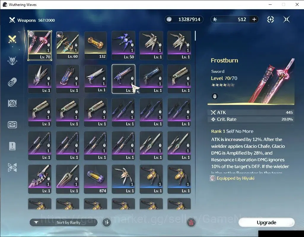 Wuthering Waves Accounts EU | UL 47 | 1 Limited | [Hiyuki R4 + Sign] | Data image 5
