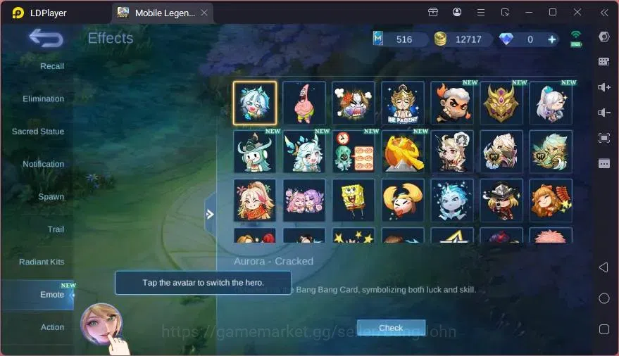 Mobile Legends: Bang Bang Accounts GLOBAL Hero 101 Skin 133 | BLAZING Layla | EPIC Ha image 14