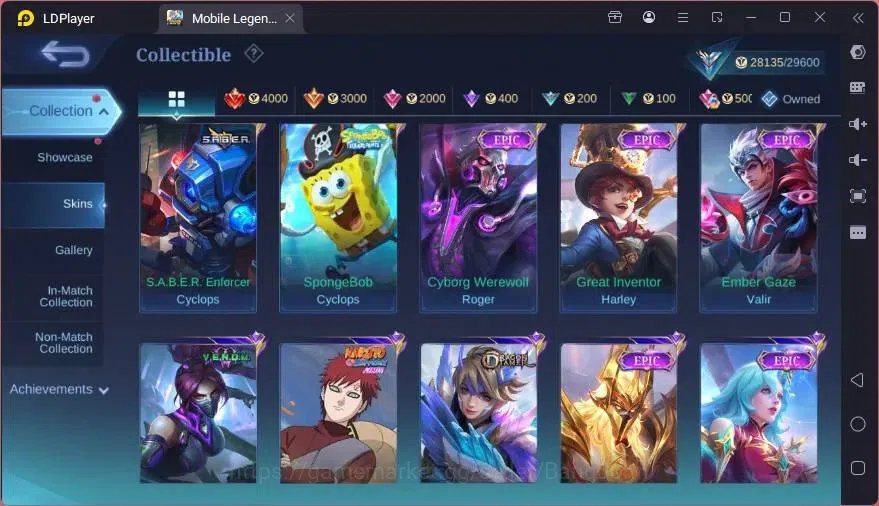 Mobile Legends: Bang Bang Accounts GLOBAL Hero 101 Skin 133 | BLAZING Layla | EPIC Ha image 8