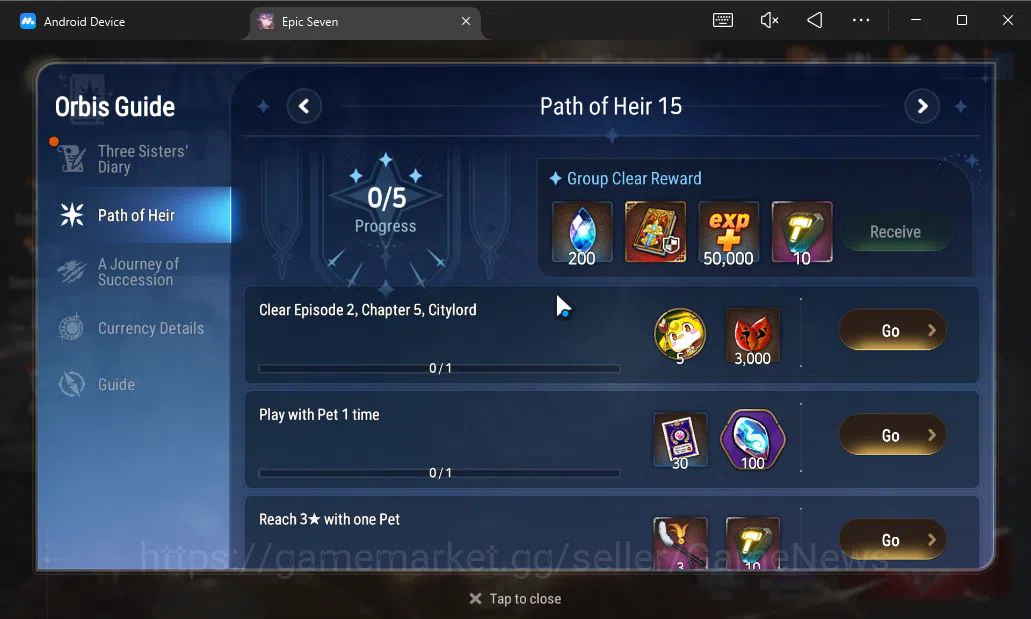 Epic Seven Accounts ASIA Unverif| 7 ML (TE Kayron,DP Aria,BW Iseria,PC image 14