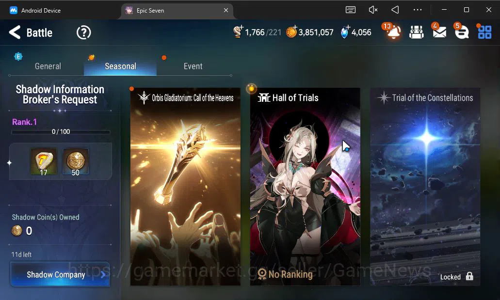 Epic Seven Accounts ASIA Unverif| 7 ML (TE Kayron,DP Aria,BW Iseria,PC image 19