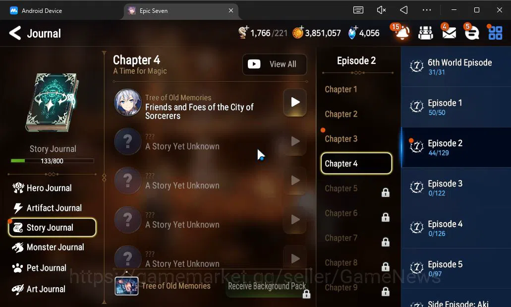 Epic Seven Accounts ASIA Unverif| 7 ML (TE Kayron,DP Aria,BW Iseria,PC image 7