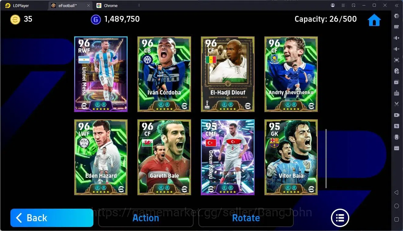 eFootball Accounts Mobile |PW 3185|Epic Hazard,Baresi,Gerrard,Bebeto, image 6