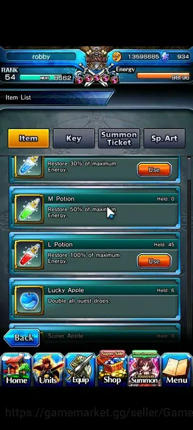 Grand Summoners Accounts End-Game Global|Rank 54|934 Cc|5 Ascend+3 TW|ShunaTW,DL RimuruTW,RR RimuruTW,2x AH Pola|Lpot 2