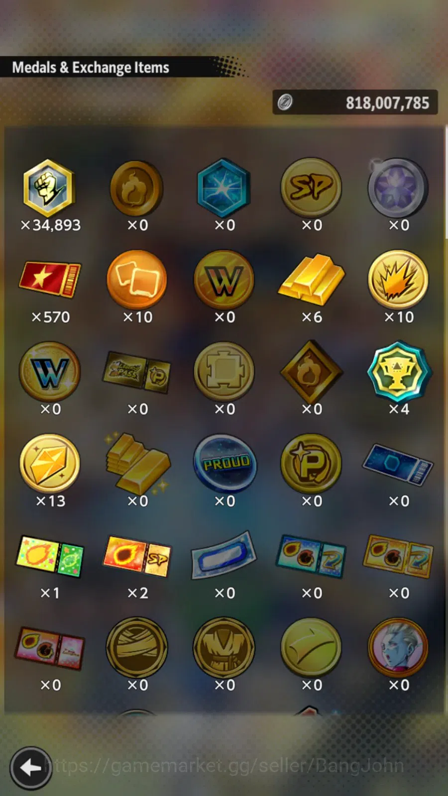 Dragon Ball Legends Accounts High-End Android | Lvl 159|343M Total Power|959 CC|4 LR|4 UL|UL SS Goku,Vegeta,Omega Shenron 3