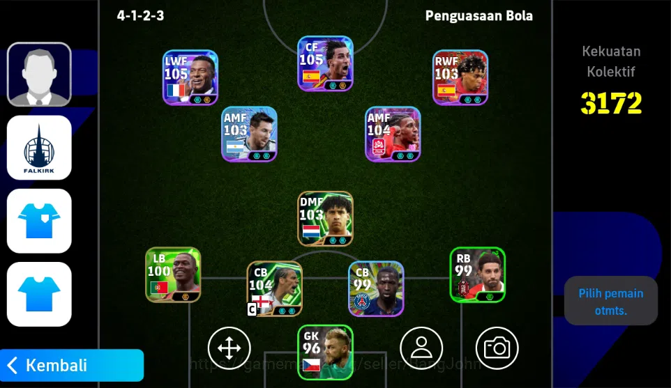 eFootball Accounts Others Mobile|PW 3172|New Ferran Torres Show T,New Kkkyllan Mbappe Show T,Noni Madueke Show T,Rio 1