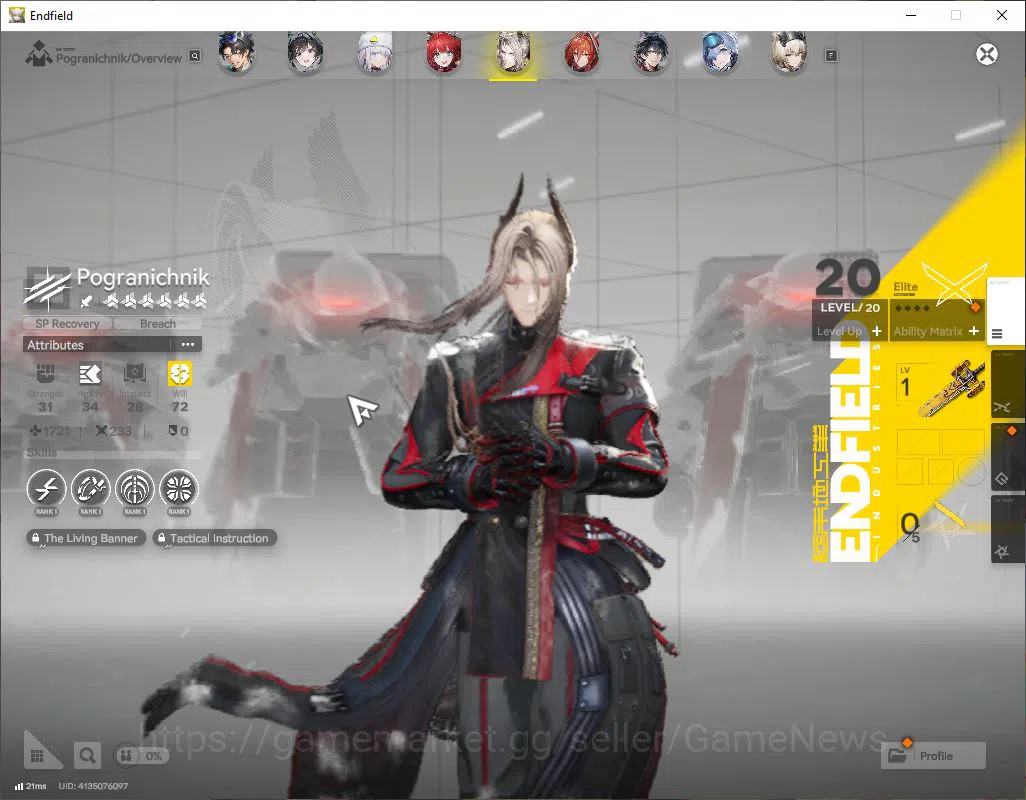 Arknights: Endfield Accounts ASIA|Lv50|SSR5(2Limit)+9(*6WP)|(Yvonne,Tangtang,Ar image 15