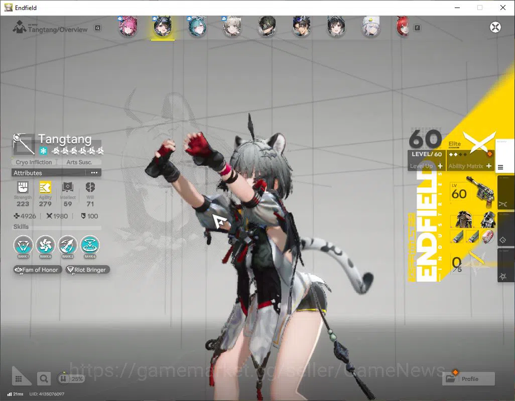 Arknights: Endfield Accounts ASIA|Lv50|SSR5(2Limit)+9(*6WP)|(Yvonne,Tangtang,Ar image 16