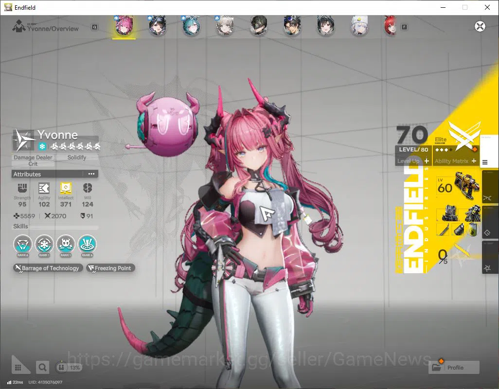 Arknights: Endfield Accounts ASIA|Lv50|SSR5(2Limit)+9(*6WP)|(Yvonne,Tangtang,Ar image 17
