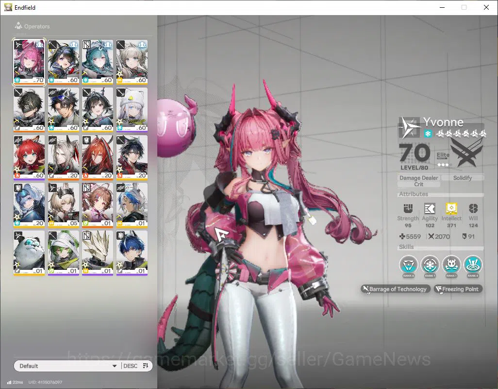 Arknights: Endfield Accounts ASIA|Lv50|SSR5(2Limit)+9(*6WP)|(Yvonne,Tangtang,Ar image 18
