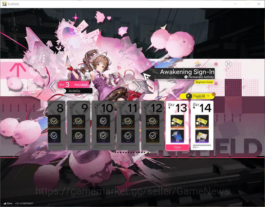 Arknights: Endfield Accounts ASIA|Lv50|SSR5(2Limit)+9(*6WP)|(Yvonne,Tangtang,Ar image 20