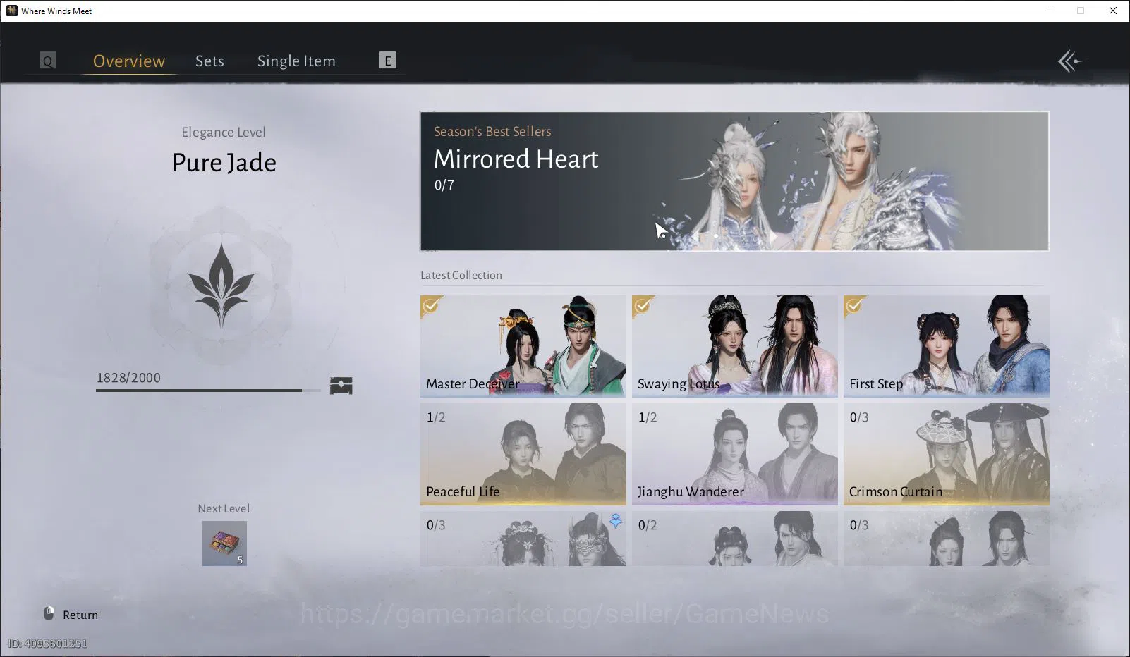 Where Winds Meet Accounts GLOBAL|Lv 15|Fresh Starter|GS 4243|Blazing Passes| image 11