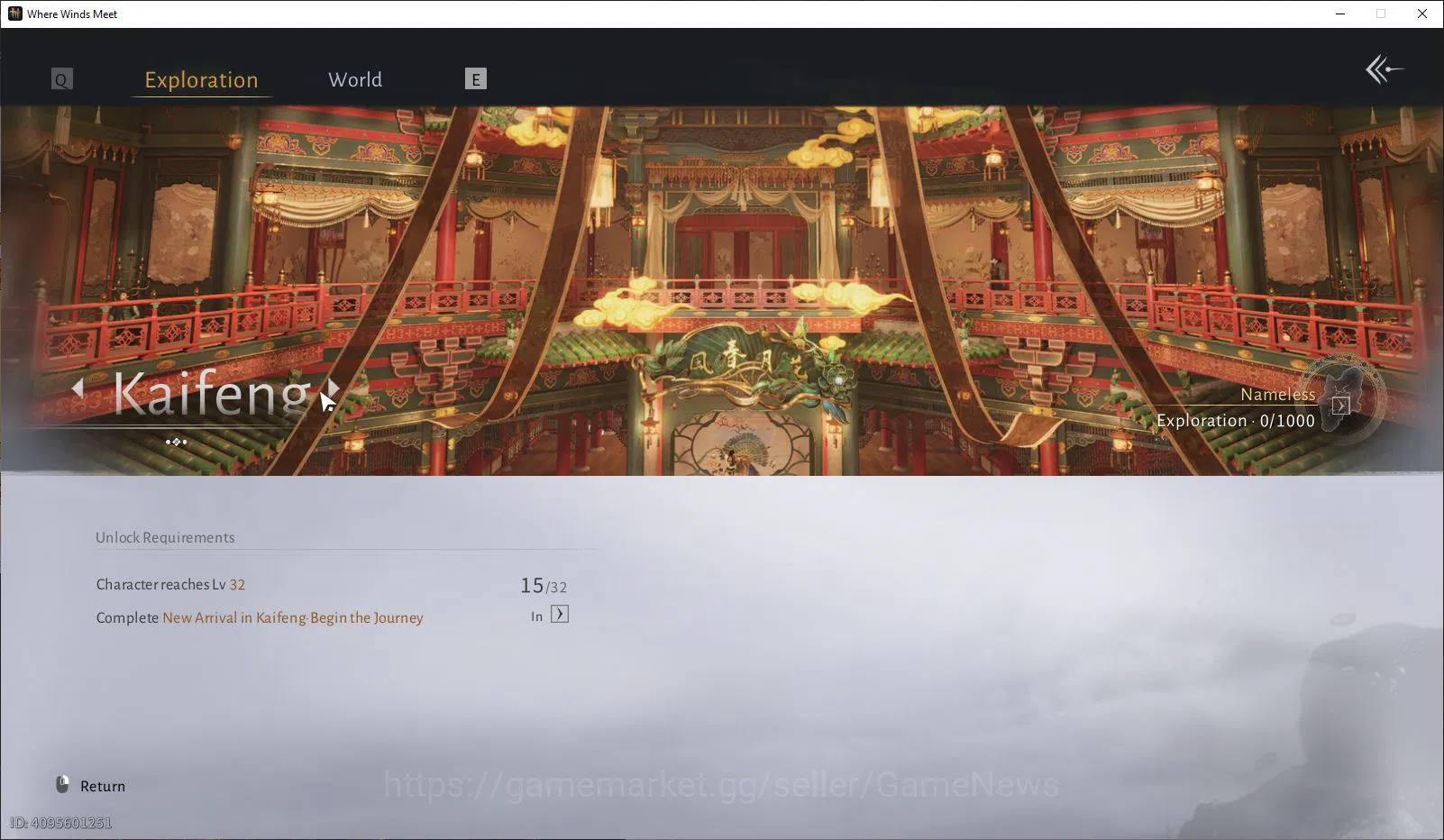 Where Winds Meet Accounts GLOBAL|Lv 15|Fresh Starter|GS 4243|Blazing Passes| image 15