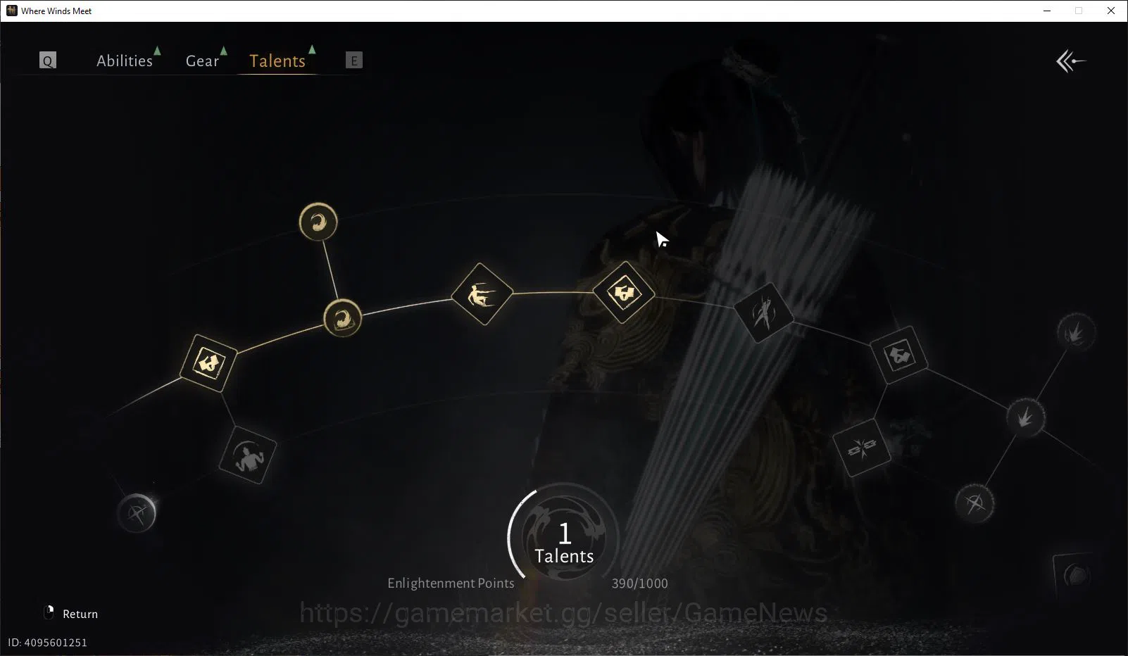 Where Winds Meet Accounts GLOBAL|Lv 15|Fresh Starter|GS 4243|Blazing Passes| image 9