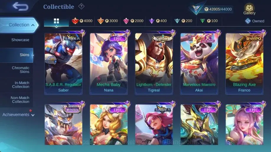 Mobile Legends: Bang Bang Accounts Global|Hero 103 Skin 192|Expert|CC Natalia|KOF Kar image 10