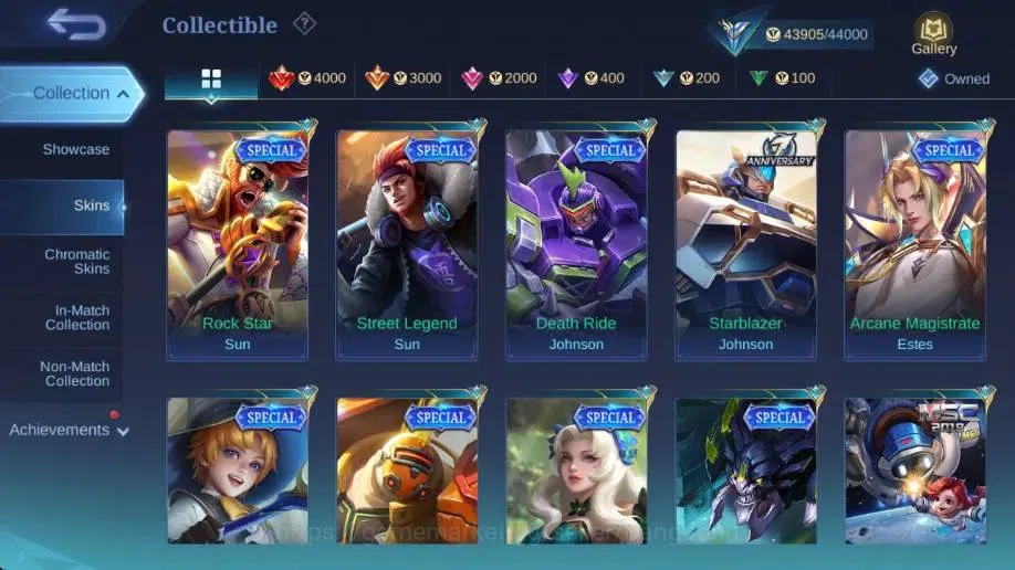 Mobile Legends: Bang Bang Accounts Global|Hero 103 Skin 192|Expert|CC Natalia|KOF Kar image 16