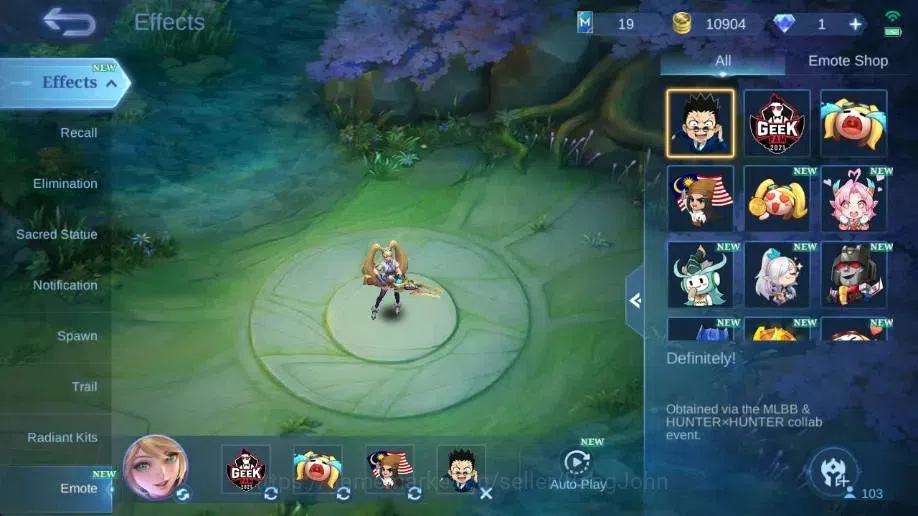 Mobile Legends: Bang Bang Accounts Global|Hero 103 Skin 192|Expert|CC Natalia|KOF Kar image 7
