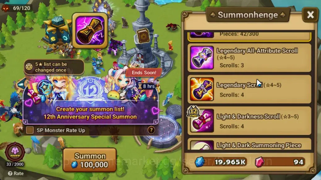 Summoners War: Sky Arena Accounts GLOBAL | NB 5 TESHAR,Starter Gacha 115 12Y+160 11Y image 2