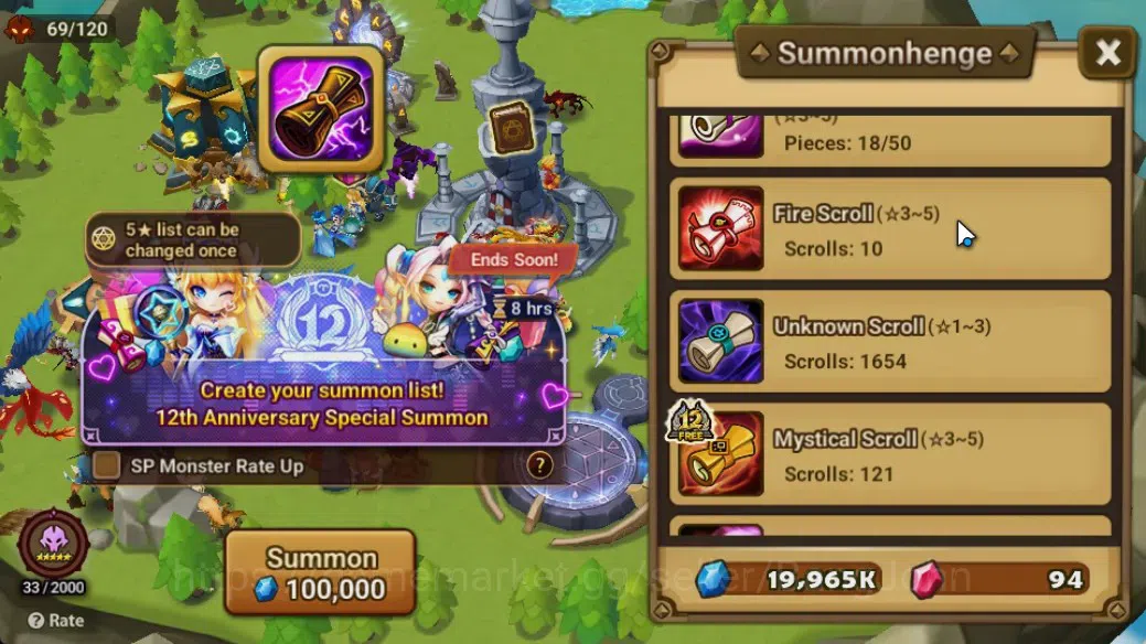 Summoners War: Sky Arena Accounts GLOBAL | NB 5 TESHAR,Starter Gacha 115 12Y+160 11Y image 3