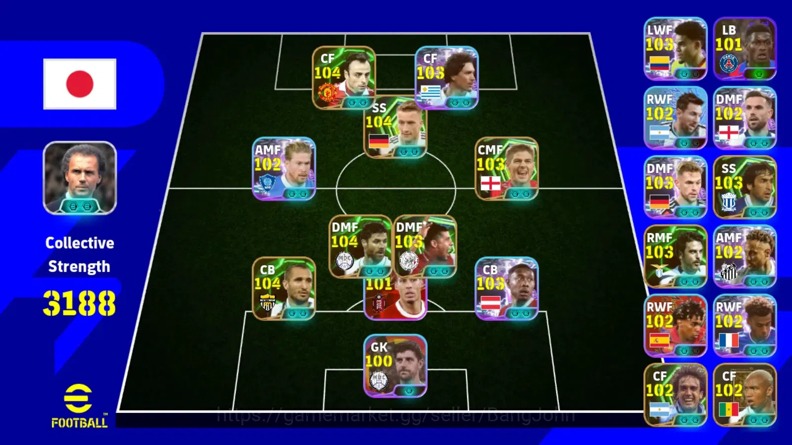 eFootball Accounts Android|PW 3188|Giorgio Chlellini Epic,Marco Reus image 8