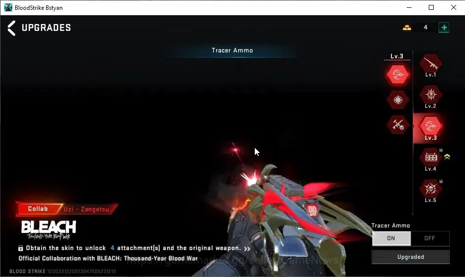 Blood Strike Accounts ASIA|ETERNAL Spear-Relic|Collab BLEACH[Toshiro,Bya image 15