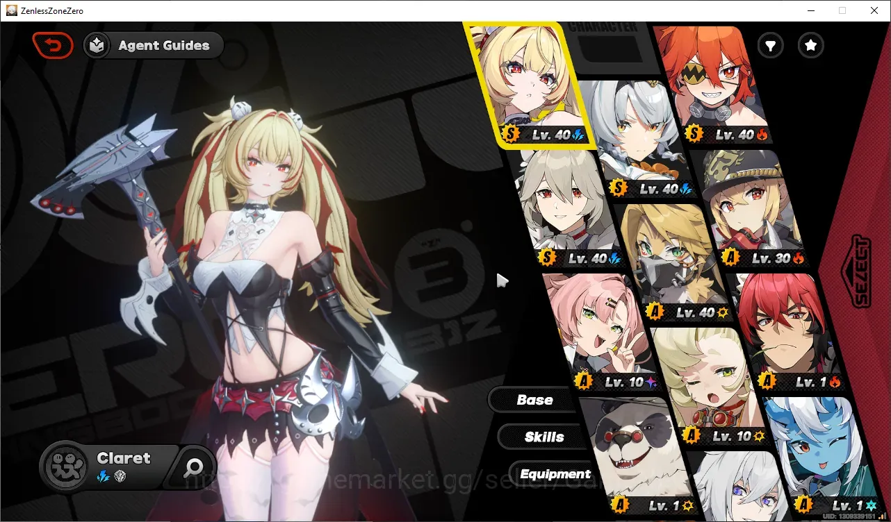 Zenless Zone Zero Accounts Starter Asia|IK 38|S1 Ch2|2 Limit ( Claret+Sign, Soldier 0-Anby+Sign ) +2 STD Char Rina,Koleda|2S 1