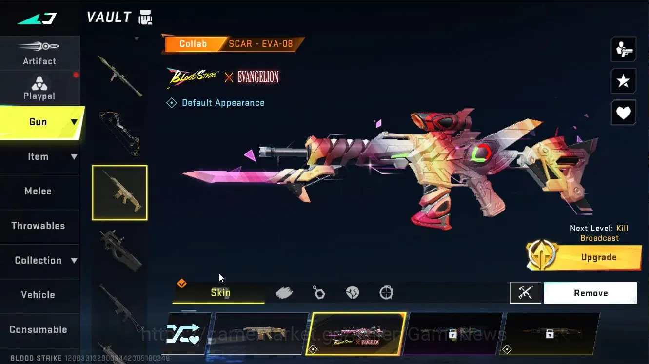 Blood Strike Accounts ASIA|ULTRA [INP9,QBZ95,AUG,etc]|Collab EVA[SCAR,MC image 12
