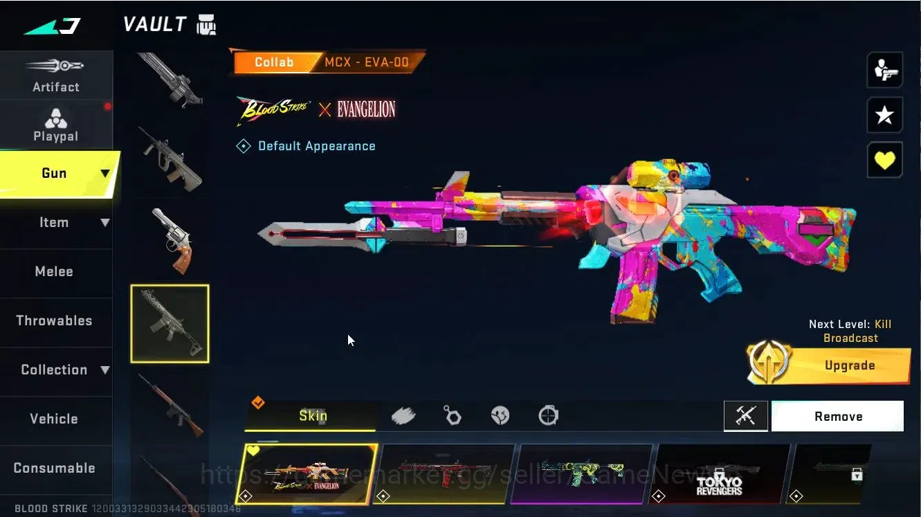 Blood Strike Accounts ASIA|ULTRA [INP9,QBZ95,AUG,etc]|Collab EVA[SCAR,MC image 15