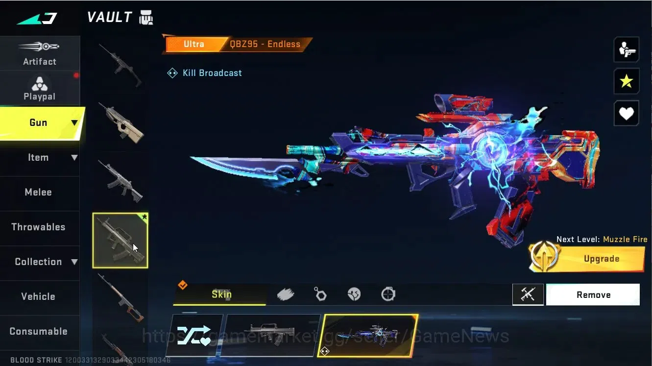 Blood Strike Accounts ASIA|ULTRA [INP9,QBZ95,AUG,etc]|Collab EVA[SCAR,MC image 16