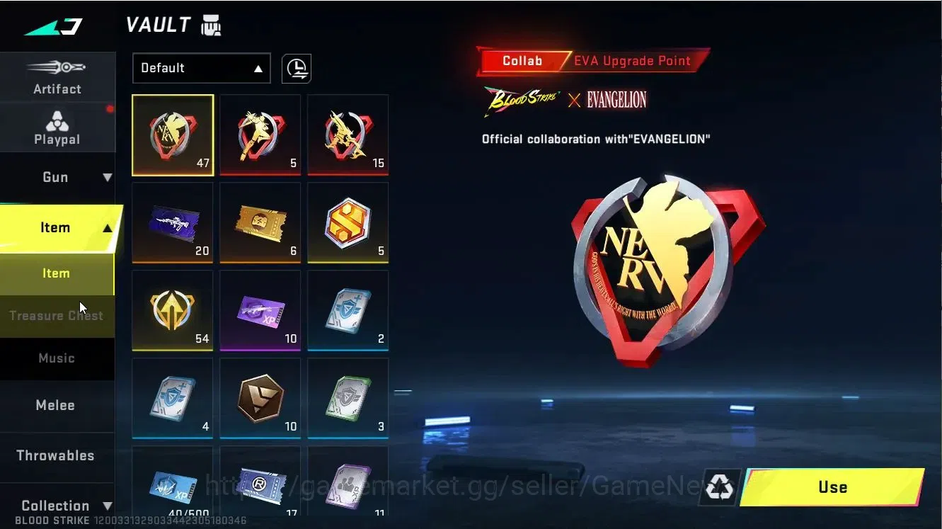 Blood Strike Accounts ASIA|ULTRA [INP9,QBZ95,AUG,etc]|Collab EVA[SCAR,MC image 17