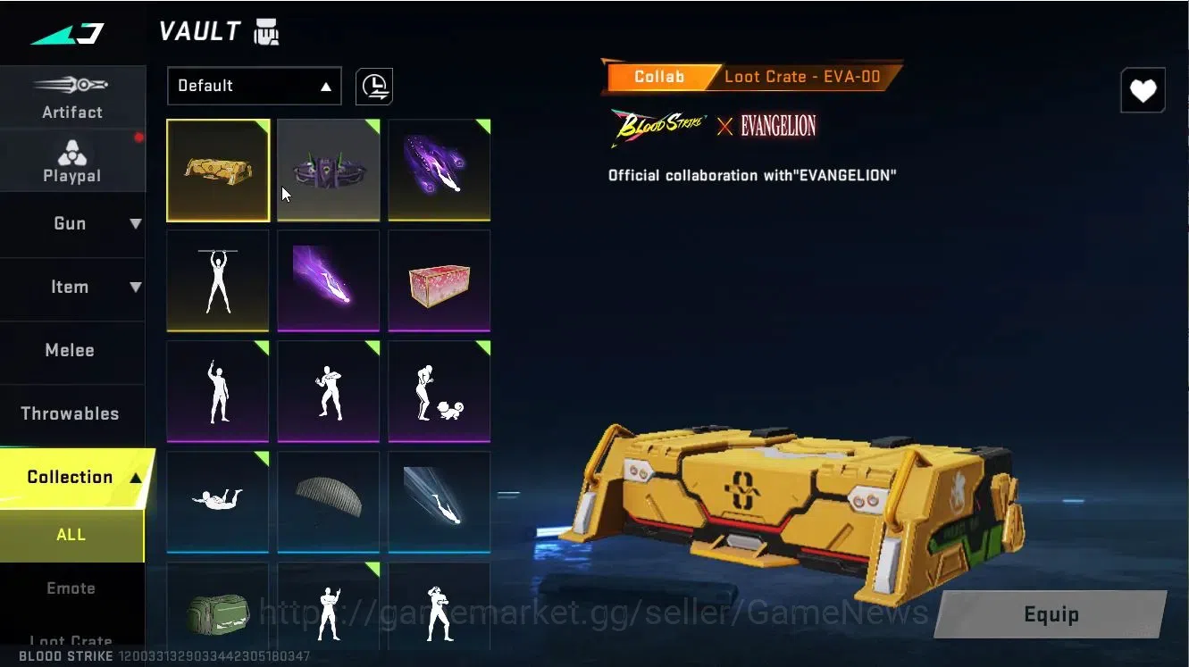 Blood Strike Accounts ASIA|ULTRA [INP9,QBZ95,AUG,etc]|Collab EVA[SCAR,MC image 19