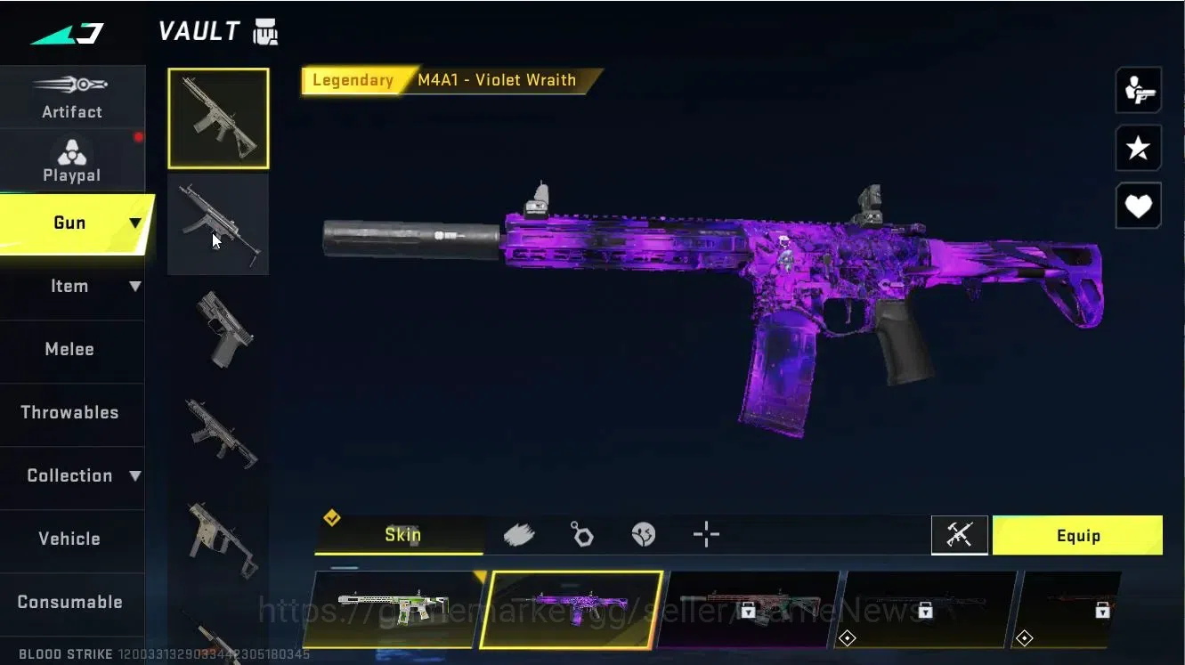 Blood Strike Accounts ASIA|ULTRA [INP9,QBZ95,AUG,etc]|Collab EVA[SCAR,MC image 6